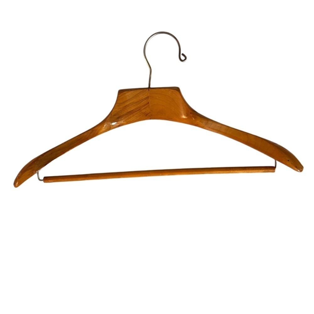 Antique NEVCO Wooden Clothes Hanger